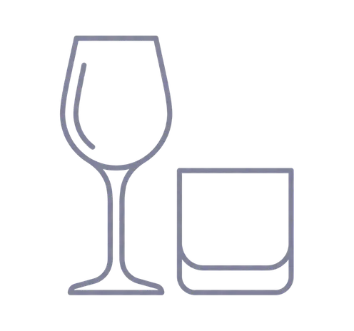 Wine Glasses & Whiskey Glasses