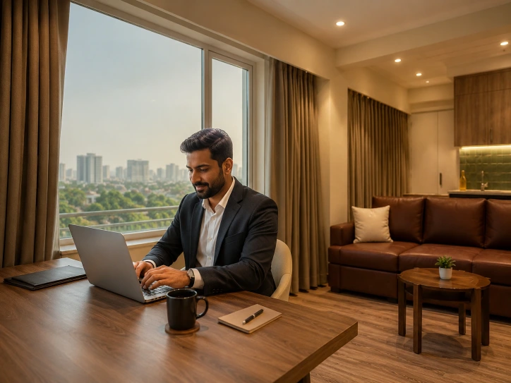 Serviced apartment for business travellers in Mumbai