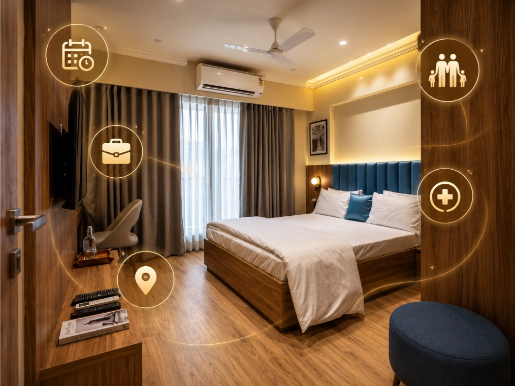 Guest essentials at Rudraya Homes