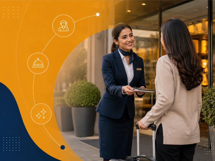 Managed hospitality and guest support service