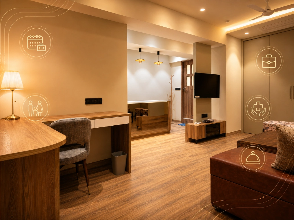 Guest essentials at Rudraya Homes